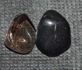 Carry Smokey Quartz + Black Obsidian to promote detoxification on all levels draw away negativity