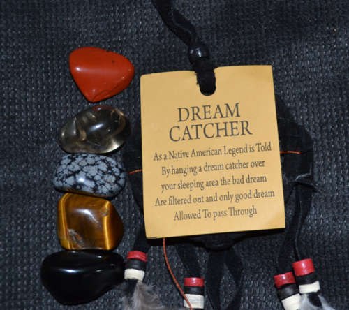 Dreamcatcher and 5 Large Protection crystals