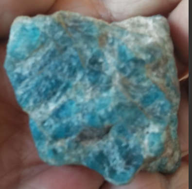 Apatite  Rough POTENT  rare tourmaline variety.