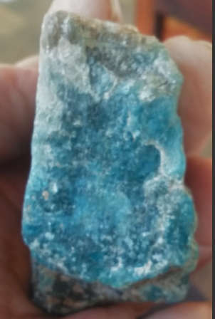 Apatite  Rough POTENT  rare tourmaline variety.