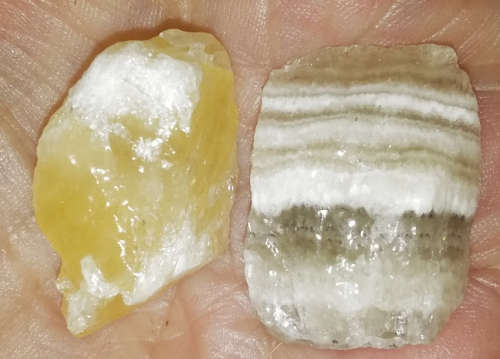 Zebra + Yellow Calcite good luck in love or money powerful amplifier of energy