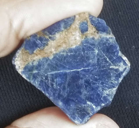 Rough Sodalite  awakener of the Brow Chakra, or Third Eye