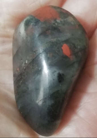 Bloodstone (Seftonite) XLARGE Cleanser  Healing  Protection  Intuition  Clarity Detoxify