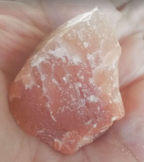 Rough Peach Aventurine  Powerful Good Luck and Personal Power NICE DEEP COLOR