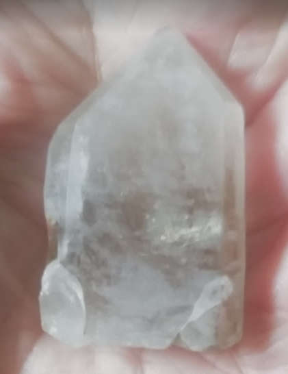 Clear Quartz Point    `love luck`, `business luck`, `family luck` and `health luck`