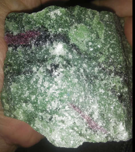 Large Chunk of Ruby in Ziozite one of the noblest and magnificent stones of all the stones.