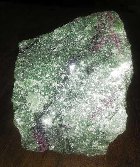 Large Chunk of Ruby in Ziozite one of the noblest and magnificent stones of all the stones.