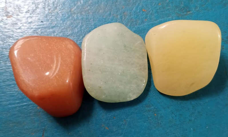 XL 3 Aventurine Stones  Powerful Good Luck Stones