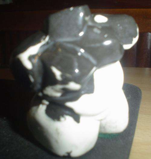 BLACK IN WHITE FIGURE