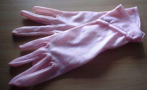Pink gloves