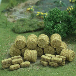 30 x Brown Hay Bales ( Please see description)