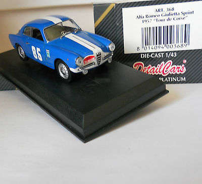 1957 : Alfa Romeo Giulietta Sprint (Tour de Corse)