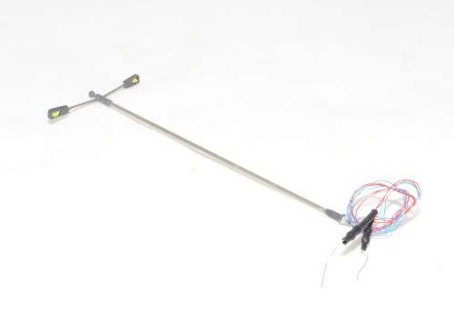 Lamppost, vintage, double (adjustable) HO/OO (12V DC)