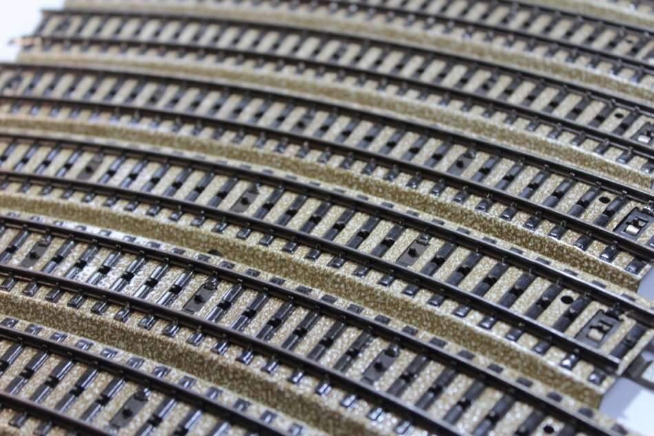 10 x  3 Rail Marklin Curved Tracks