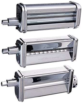 Kitchen Aid Pasta  Sheet Roller and Cutter Set + Free Pasta Drying Rack