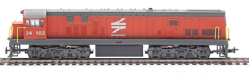 Frateschi : Spoornet Class 34 Diesel Loco - Powered (Running No. 34102)
