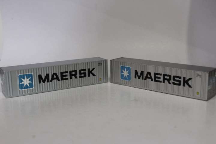 2 x Maersk Containers