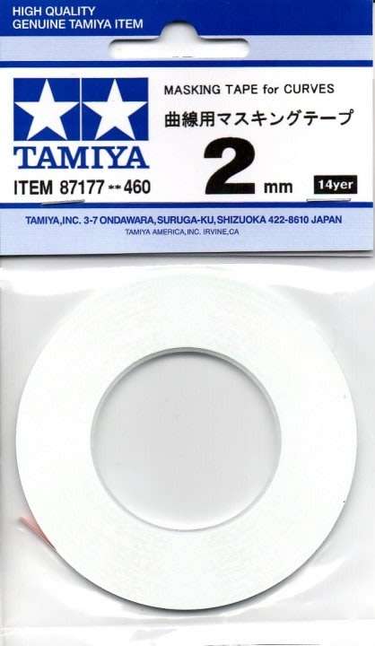 Tamiya : 2mm Masking Tape for Curves