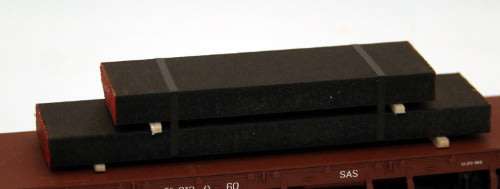 Freight Loads :Double steel slab (black)  HO