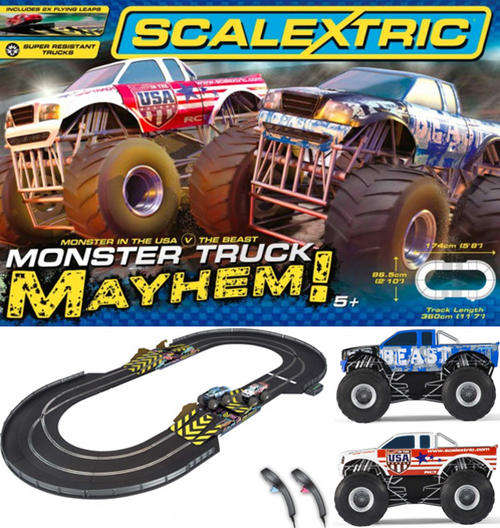 Scalextric monster truck mayhem shop