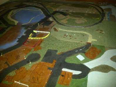 HO Model HO Train Layout Only