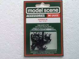 6 x Horses (N Scale)
