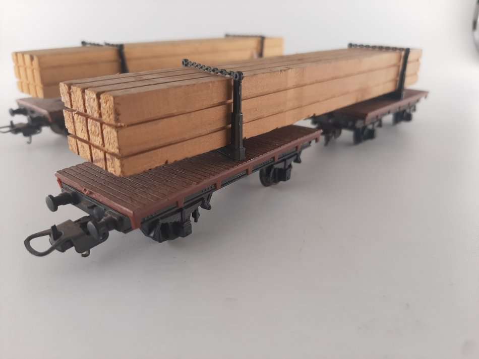 2 x Lima Wood Wagons