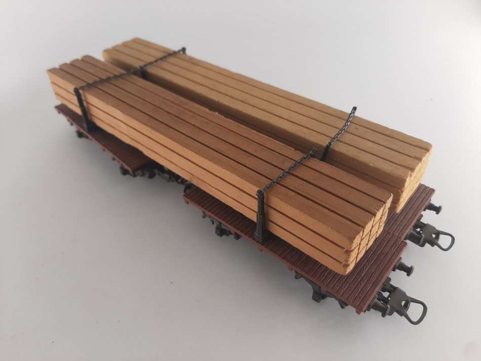 2 x Lima Wood Wagons