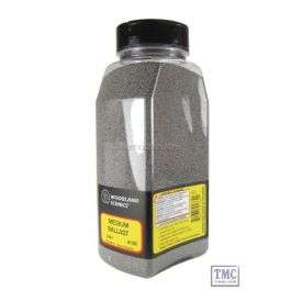 Woodland Scenics : Gray Ballast Shaker, Coarse 945cu cm