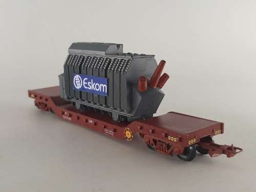 SARM : SAR U14 Low Bed Wagon with Eskom Transformer Load ( Lima Couplers)