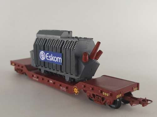 SARM : SAR U14 Low Bed Wagon with Eskom Transformer Load ( Lima Couplers)