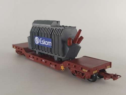 SARM : SAR U14 Low Bed Wagon with Eskom Transformer Load ( Lima Couplers)