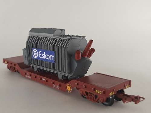 SARM : SAR U14 Low Bed Wagon with Eskom Transformer Load ( Lima Couplers)