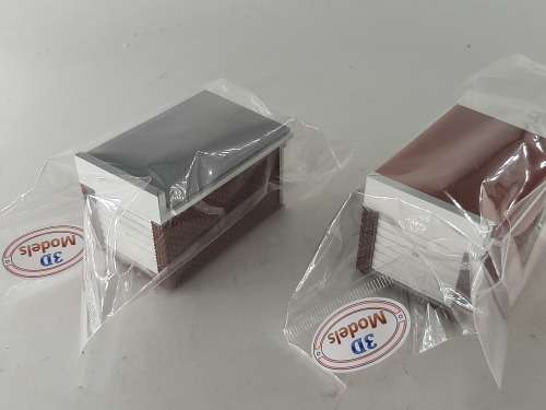 Model Train Accessories : South African Residential Garage (HO) (Silver Roof)