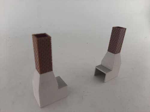 Model Train Accessories : South African Steam Engine Blow Down Valves (HO) (Red Roof)