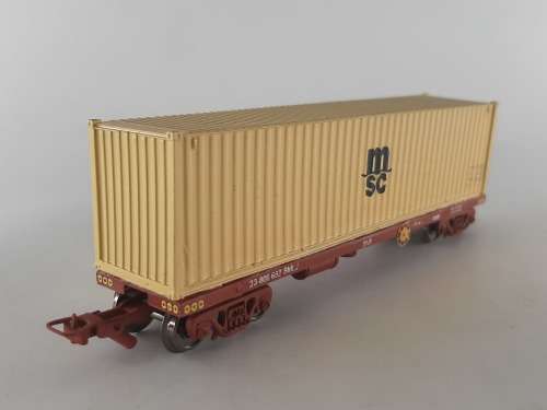 SARM : South African MSC Container Wagon (Kadee Couplers)