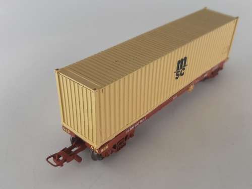 SARM : South African MSC Container Wagon (Kadee Couplers)