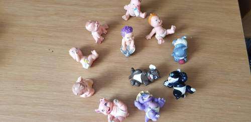 Vintage magic diaper baby figurines