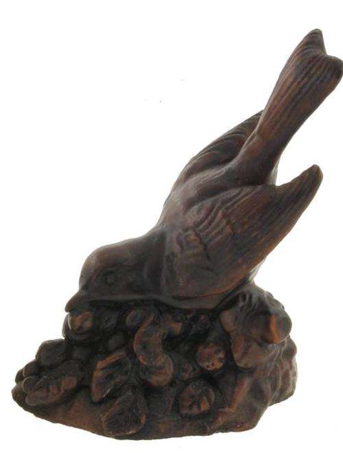 REDUCED** English-Made Wooden Bird Ornament