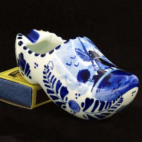 Genuine Delft Clog -- Beautifully Hand-Painted