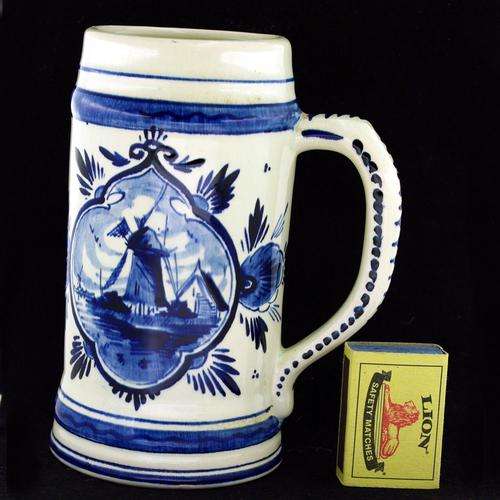 Lovely Hand-Painted Delft Mug