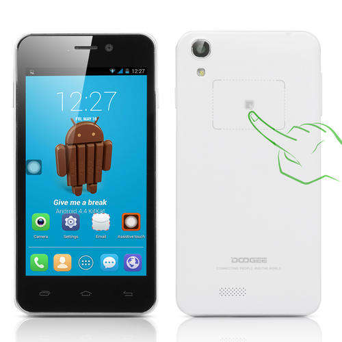 DOOGEE DG800 Valencia Android 4.4 KitKat Phone - Quad Core, Back Touch Panel, 13MP camera