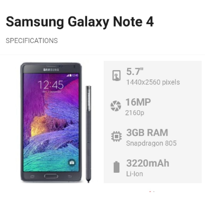 Samsung Note 4
