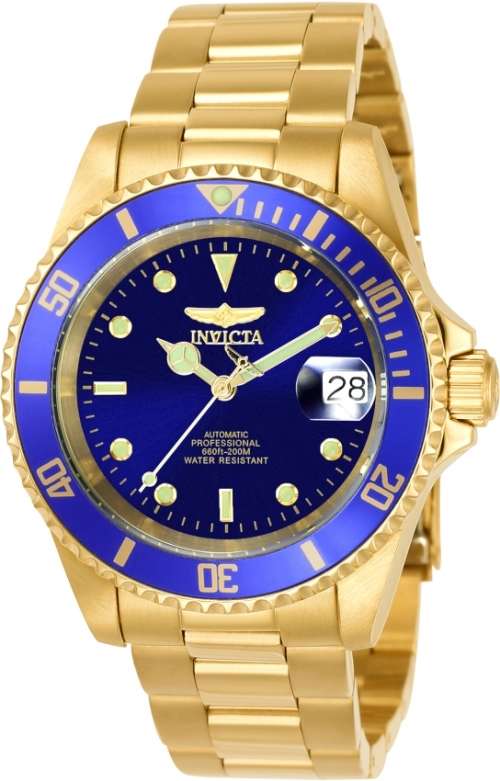 INVICTA Mens Pro Diver Collection Automatic Watch 8930 - Gold