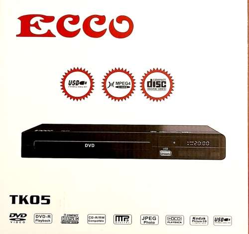 ECCO DVD PLAYER WITH REMOTE