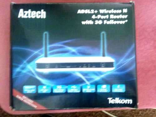 Aztech ADSL wireless router as New