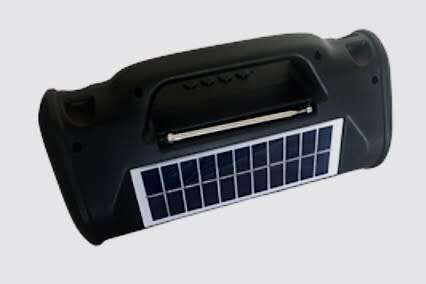 Solar and USB charging Bluetooth speaker With Torche