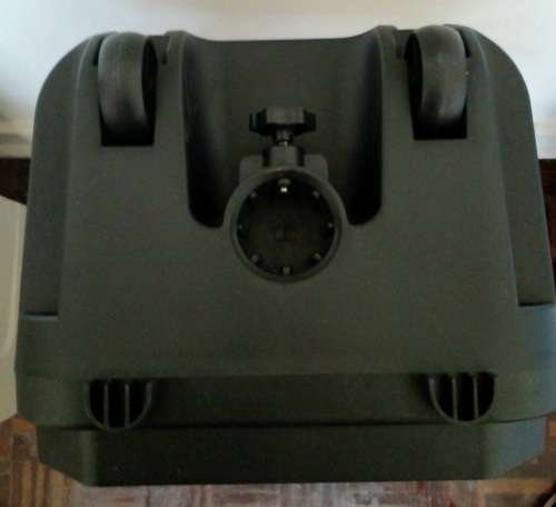 BLUTOOTH TROLLEY RECHARGEABLE SPEAKER WITH MICROPHONE AND REMOTE