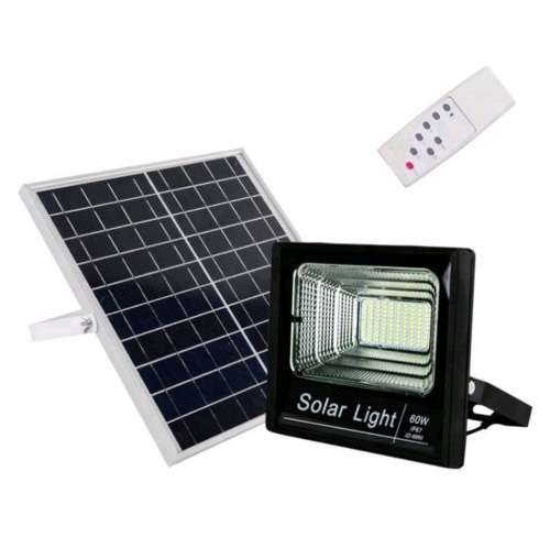 60W Solar LED  Flood Light with remote