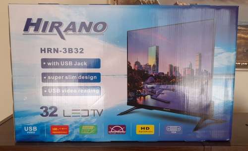 HIRANO 32 INCH LED HD TV ( Super Slim Design )